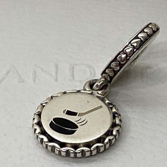 Brand New - PANDORA SILVER CHARM HOCKEY DANGLE #792018_14 - Picture 1 of 7
